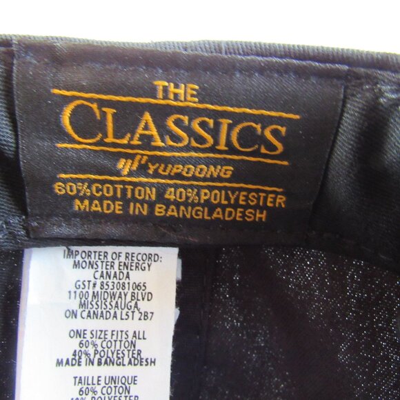 NEW Monster Energy Black Hat Cap and Clear Fanny Pack Waist Bag Bandana Set - Picture 7 of 15